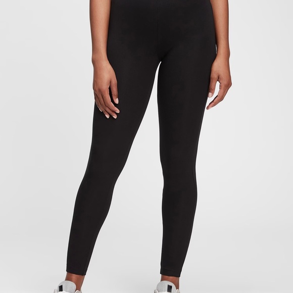 Three pairs Brand new Gap black leggings size Large - Picture 4 of 5